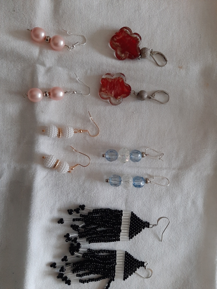 5 boucles d'oreilles fantaisie fais main 2 Plouvorn (29)