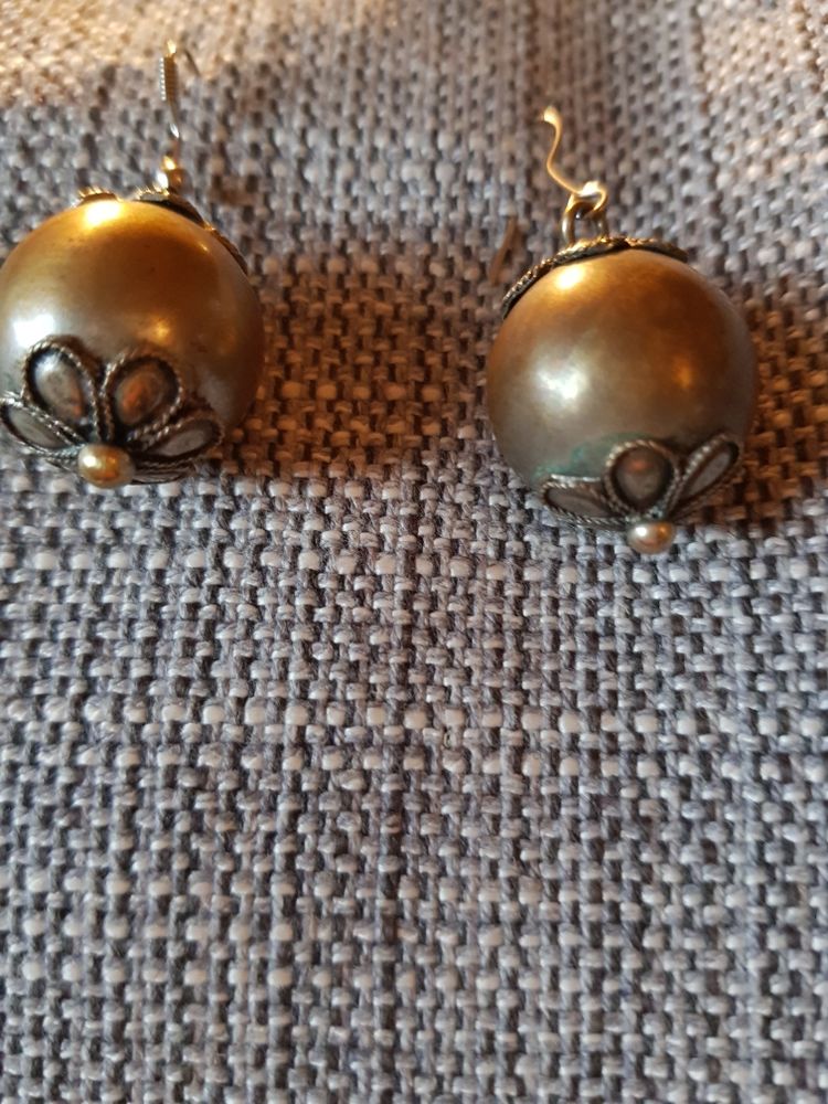 boucles d'oreilles m�tal argent� 12 Arles (13)