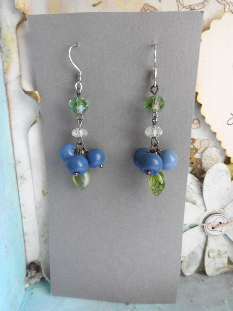 boucles d'oreilles Myrtilles 12 Saint-Denis (97)
