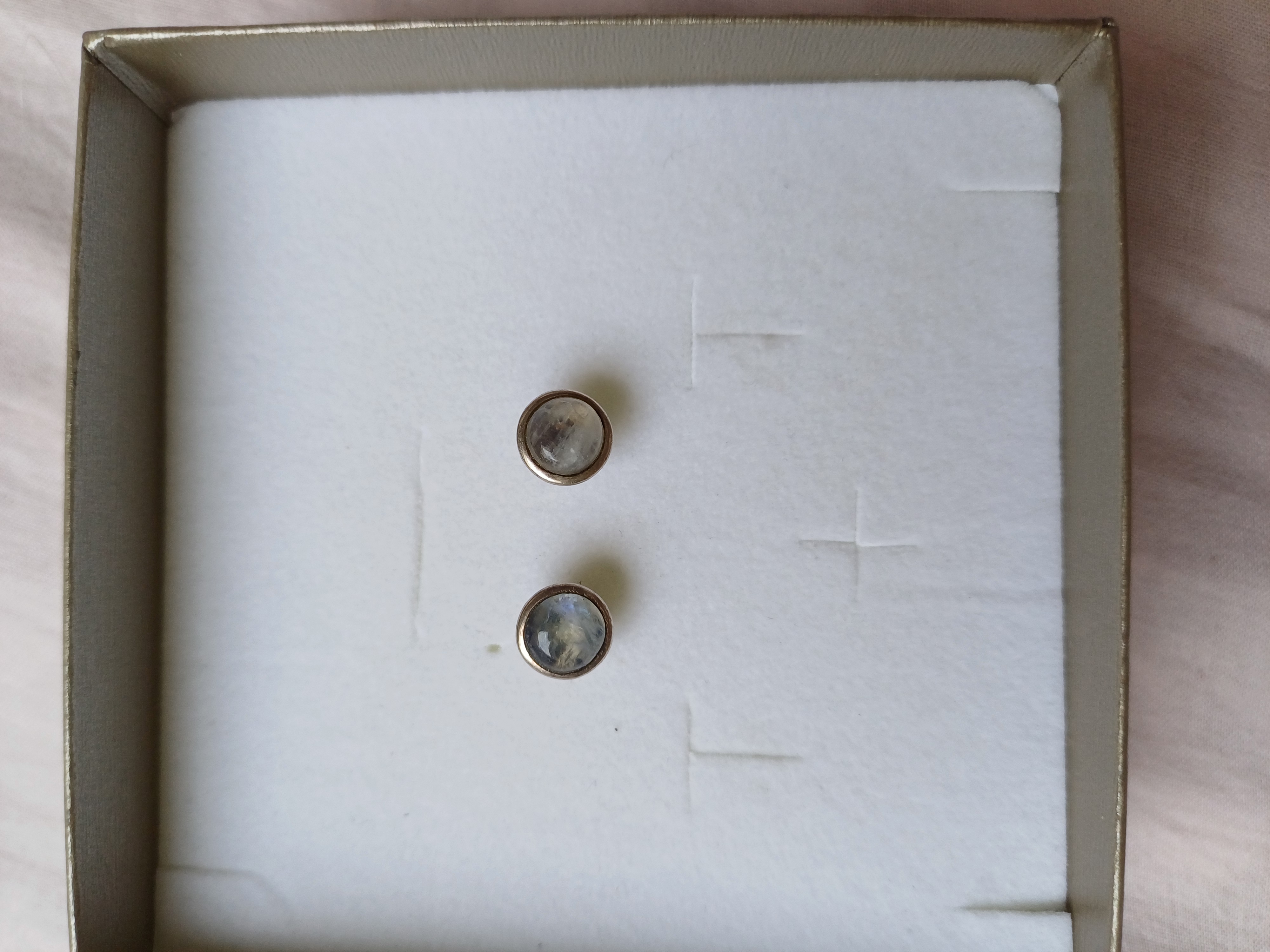 Boucles oreilles  pierre lune 20 Brest (29)