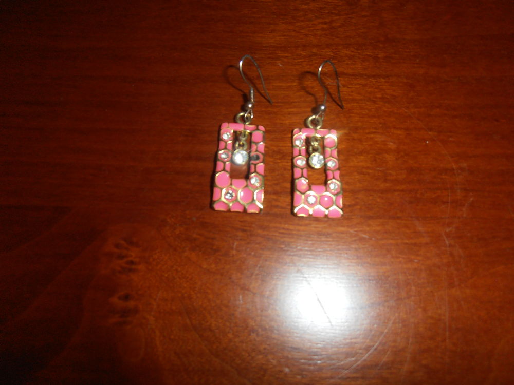 Boucles d'oreilles strass 5 (28b) 3 Tours (37)