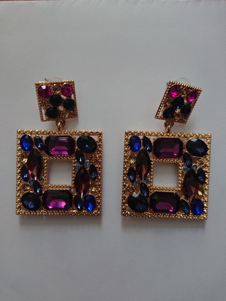 BOUCLES OREILLES STRASS 15 Clichy (92)