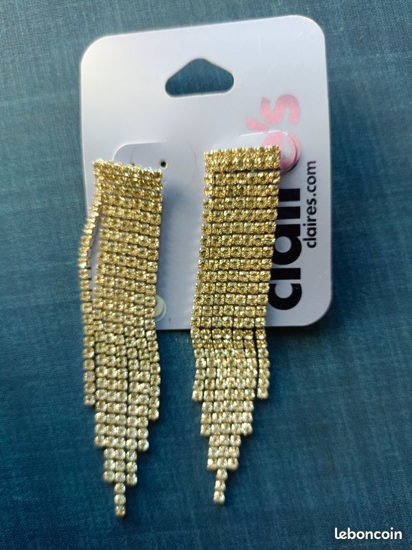 Boucles d'oreilles strass neuves 4 Gerstheim (67)