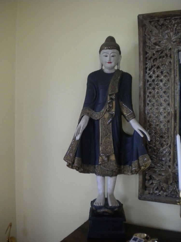 Bouddha d'accueil polychrome 180 Selles-sur-Cher (41)