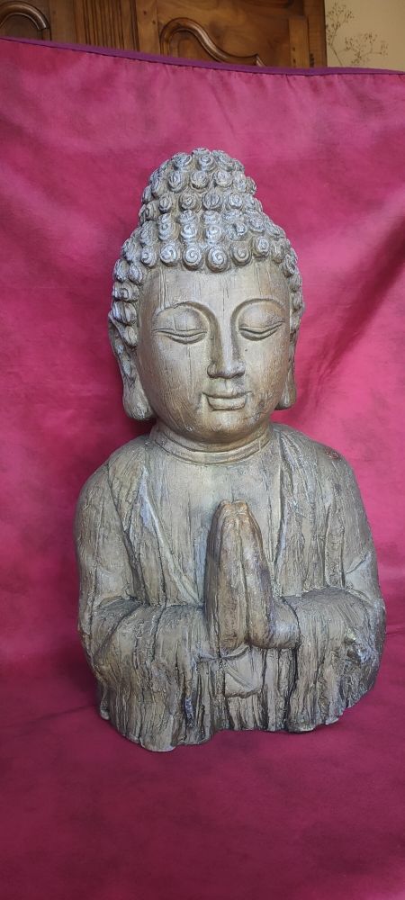 Bouddha en plâtre hauteur 50 cm 50 Avermes (03)