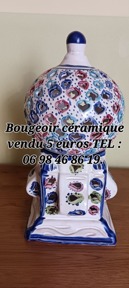 BOUGEOIR CERAMIQUE . 5 Fr�vent (62)