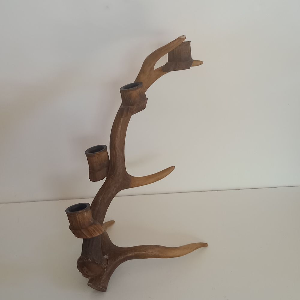 Bougeoir en imitation bois de cerf , d�montable pour le rang 19 Saumur (49)