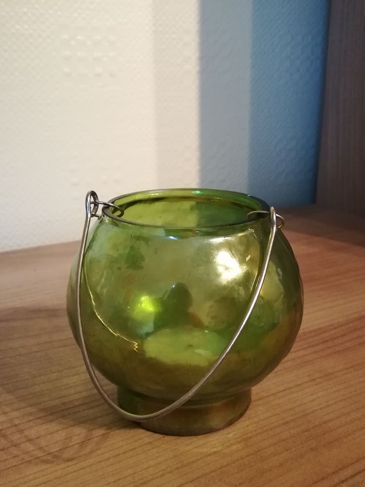 BOUGEOIR / PHOTOPHORE  / EN VERRE coloris vert
0 Mouvaux (59)