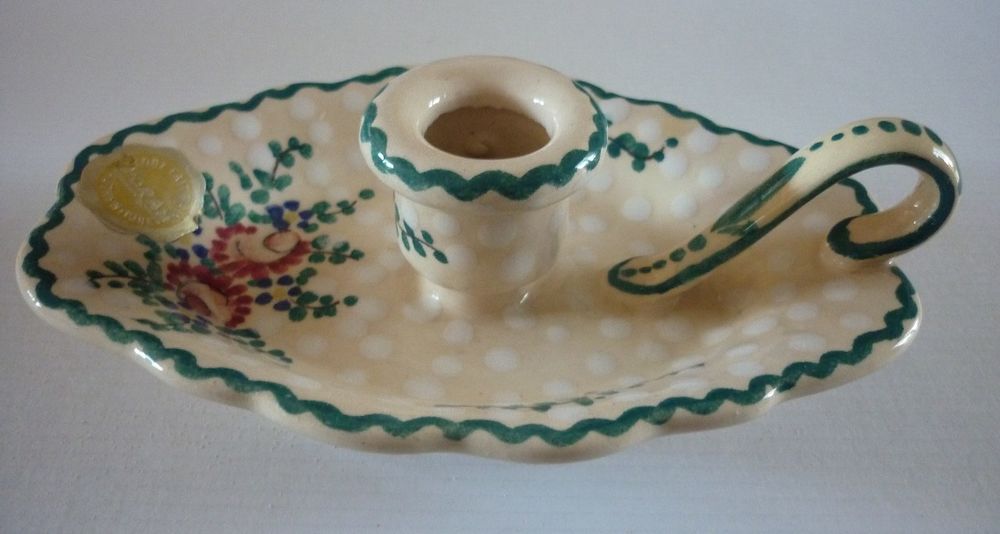 Bougeoir porcelaine vide-poche (FORAH fait main) 16 Loivre (51)