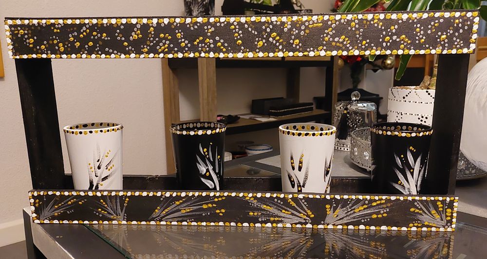 4 bougeoirs sur socle 20 Saint-Gilles-Croix-de-Vie (85)