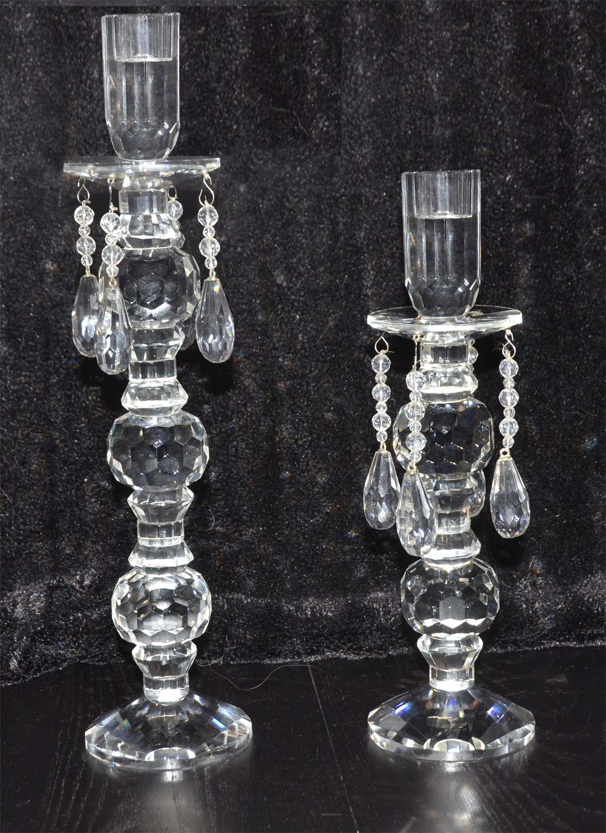 Bougeoirs en verre Bois et chiffon 150 Le Plessis-Tr�vise (94)