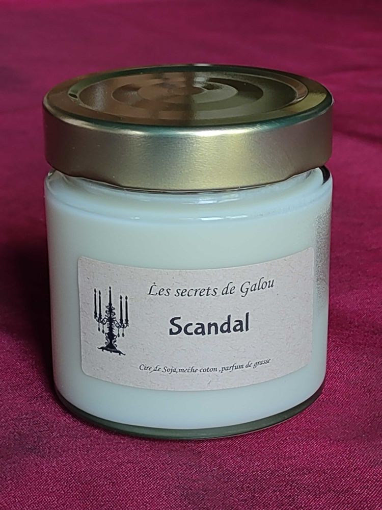 Bougie artisanale les secrets de galou scandal 10 Avermes (03)