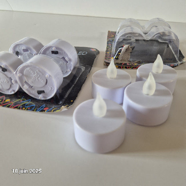 Lot de 8 bougies chauffe plat sans flamme, elle fonctionnent 3 Saumur (49)