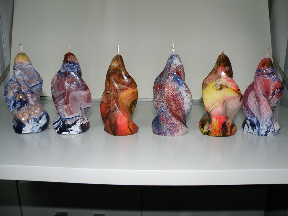 BOUGIES DECORATIVES FLAMME TORSADEE 180gr 10 Marsas (33)