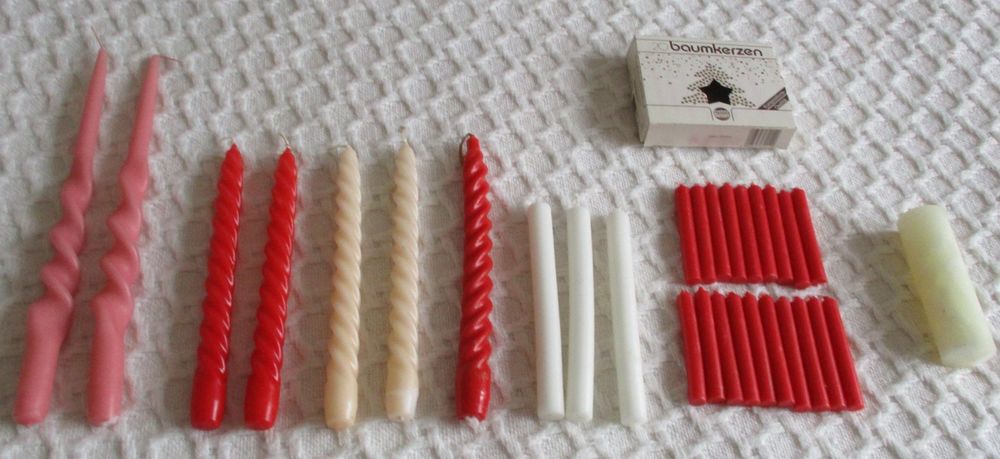 Lot 31 bougies neuves torsad�es et droites 15 Saint-Andr�-les-Vergers (10)