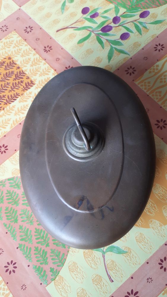 Bouillotte ? Chauffe - Lit Ovale En Cuivre 70 Oberschaeffolsheim (67)