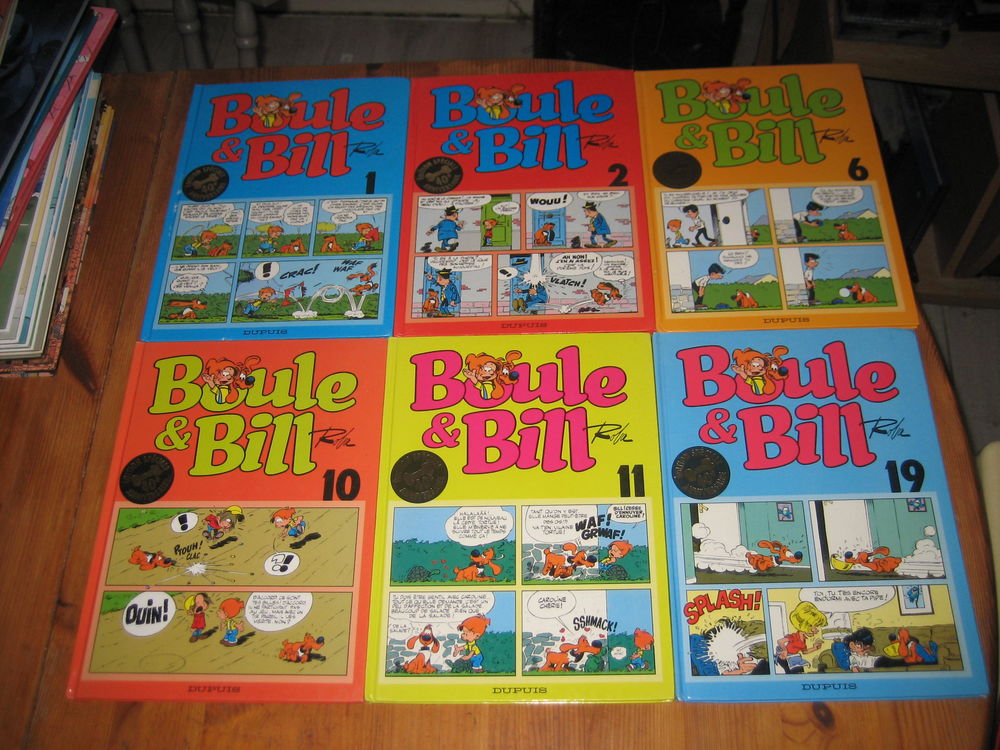 lot 6 bd boule et bill 1+2+6+10+11+19 edition special 40e anniversaire dupuis 30 C�zy (89)