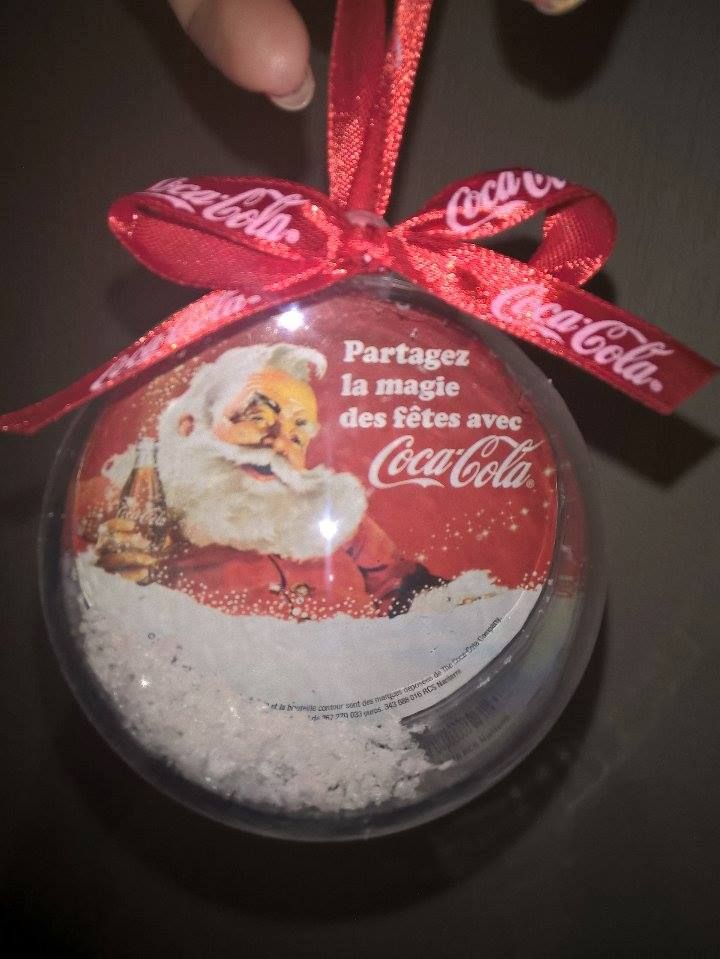 Boule De Noel Coca Cola Personnalisable