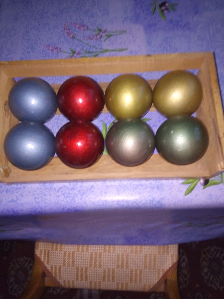 Jeu de boules ancien en bois 20 Les Andelys (27)