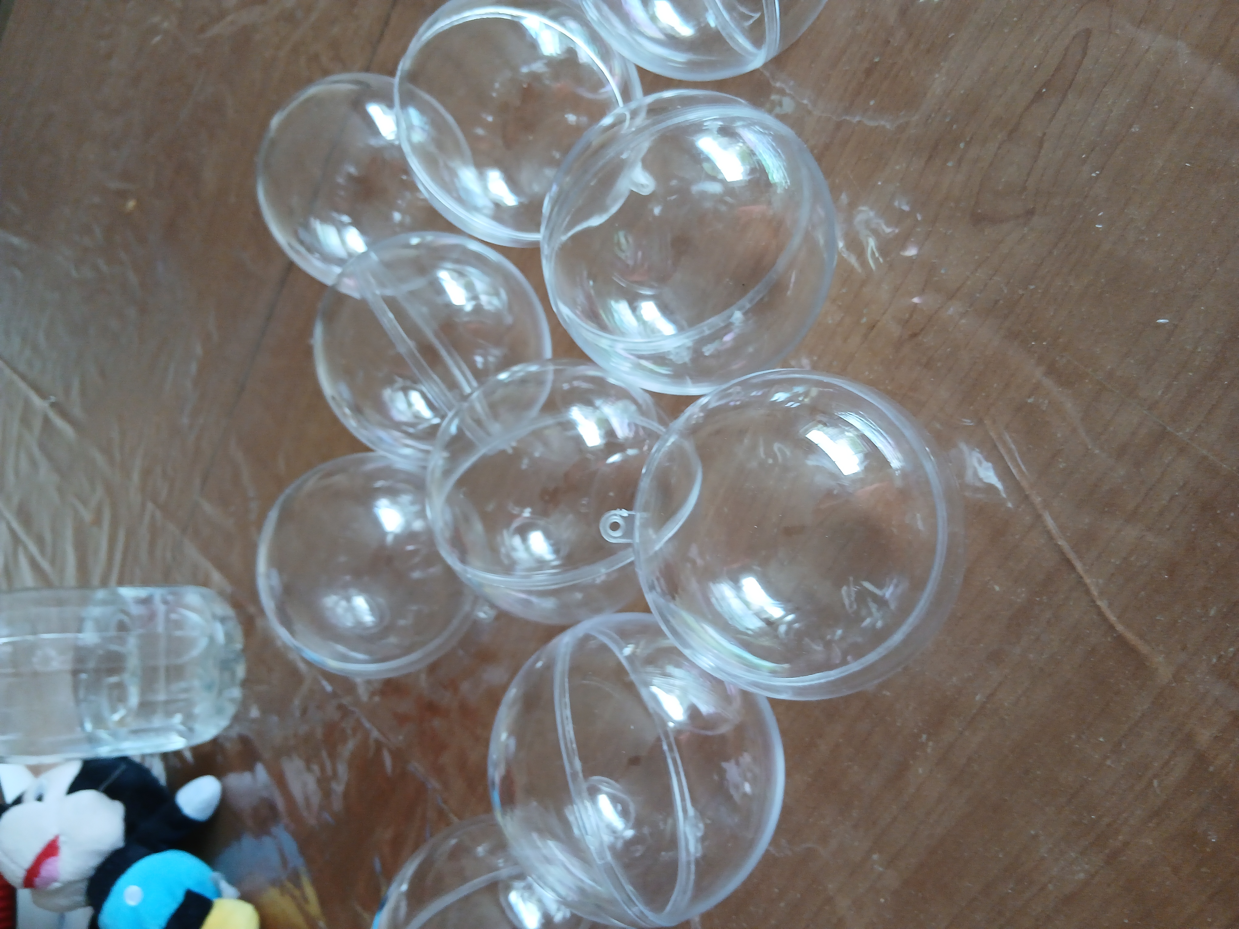 Lot de 10 boules � drag�es ou d�co 8 Espalion (12)