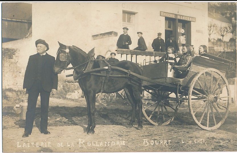 41 BOURRE Carte Postale Laiterie de la Rollandrie 80 Loches (37)
