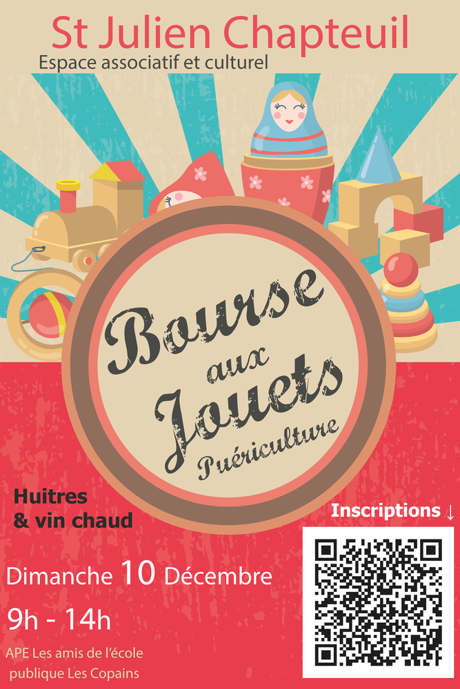 Bourse aux jouets et pu�riculture 5 Saint-Julien-Chapteuil (43)