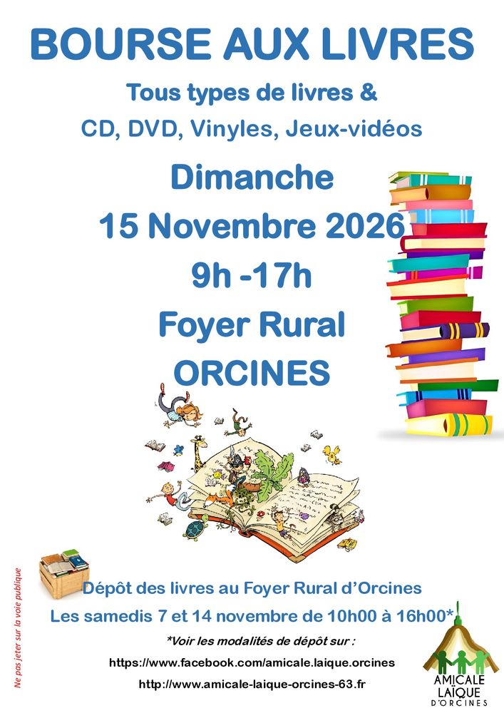 BOURSE aux LIVRES ORCINES 0 Orcines (63)