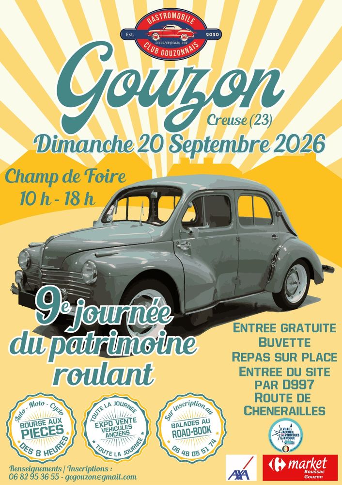 Bourse aux pi&egrave;ces d&eacute;tach&eacute;es et automobilia 0 Gouzon (23)