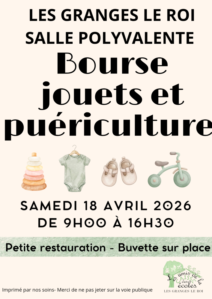 Bourse pu&eacute;riculture 0 Les Granges-le-Roi (91)