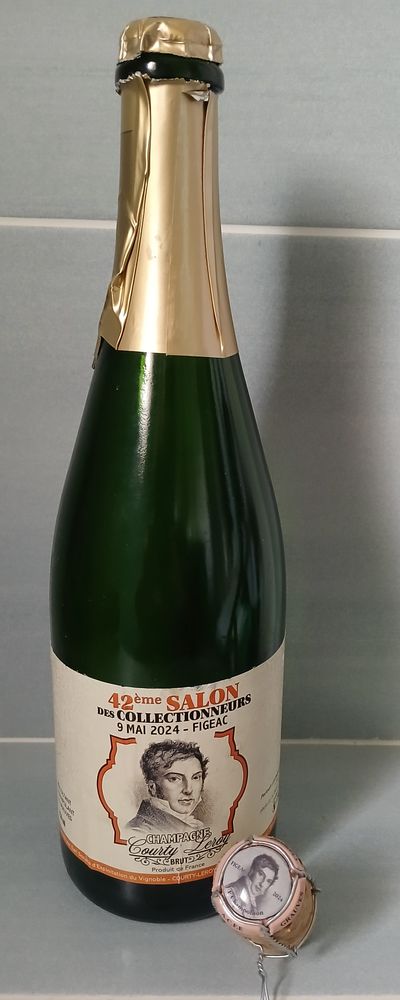 BOUTEILLE DE CHAMPAGNE VIDE CHAMPOLLION 27 Nevers (58)