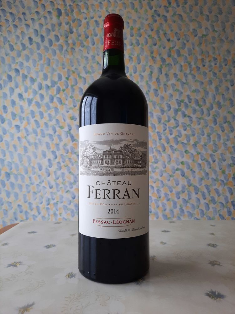 Bouteille de vin Magnum chateau FERRAN 2014 26 Étauliers (33)