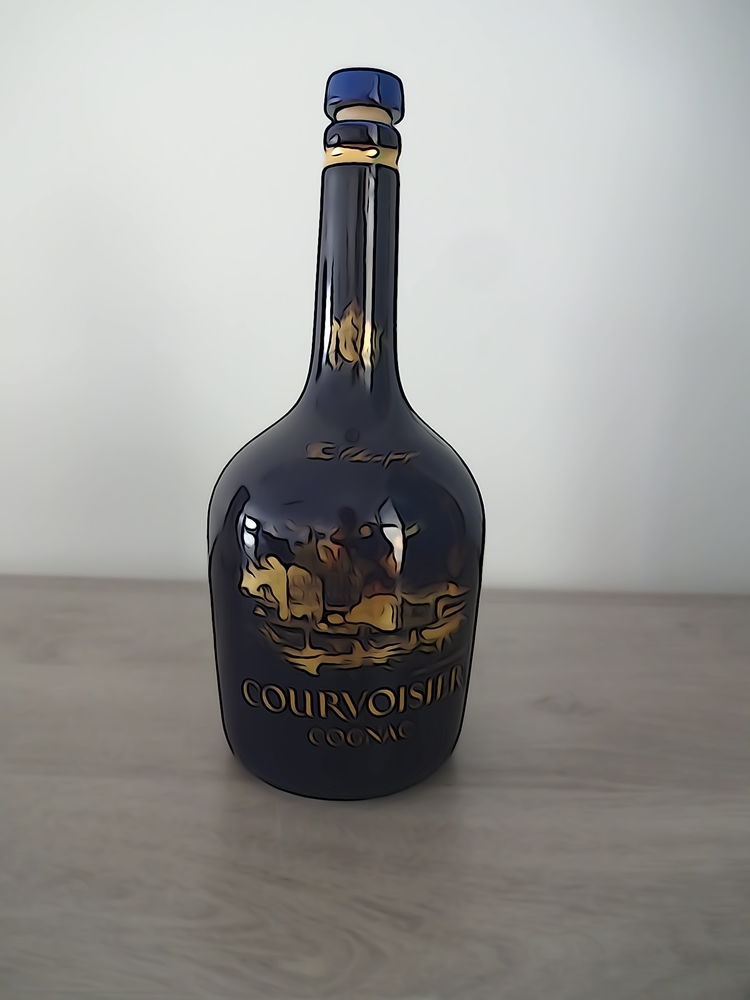 BOUTEILLE EN PORCELAINE COURVOISISIER 0627473514 10 Jarnac (16)