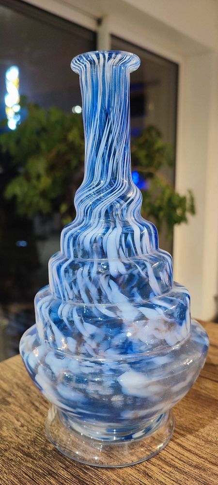 Bouteille en verre souffl� Verrerie de Clichy XXeme si�cle 40 Clermont (60)