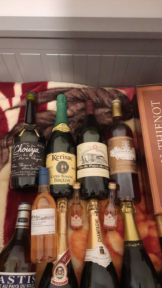 Bouteilles de vin et champagne 100 Le Blanc-Mesnil (93)