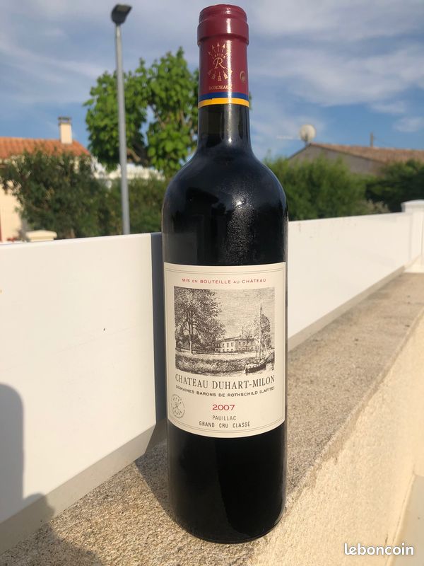  bouteilles de:
Ch�teau Duhart-Milon 2007
120 Saint-Genis-de-Saintonge (17)