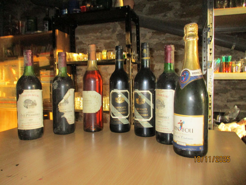 7 Bouteilles HENRI MAIRE DE 1989 � 2004 25 Saint-Yrieix-la-Perche (87)