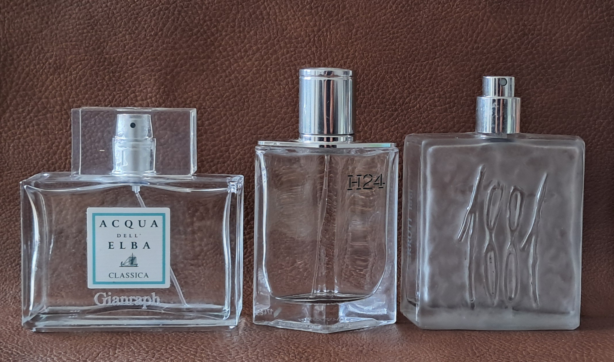 bouteilles de parfum vide cerruti herm�s h24 acqua dell elba 5 Carnon Plage (34)