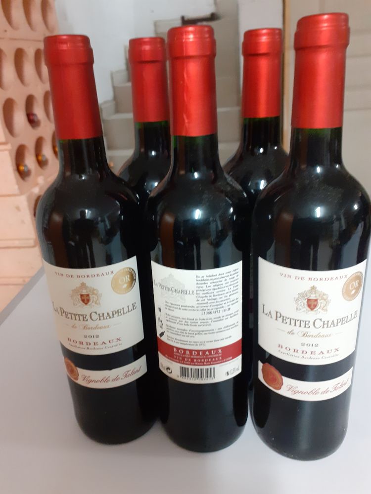 Lot de 54 bouteilles de vins de Bordeaux 2012 6 Guichainville (27)