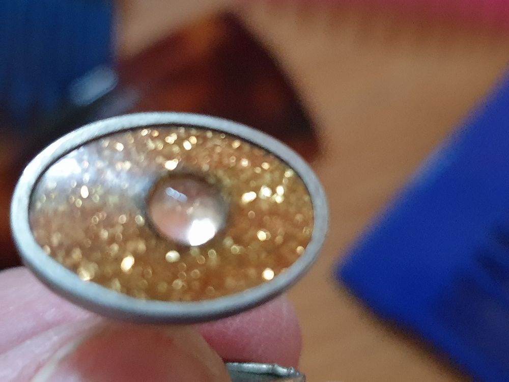 Boutons de manchette orange mixte, vintage 8 Mouxy (73)