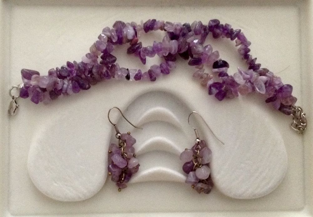 Bracelet et boucles d'oreille en am�thyste 50 Paris 5 (75)