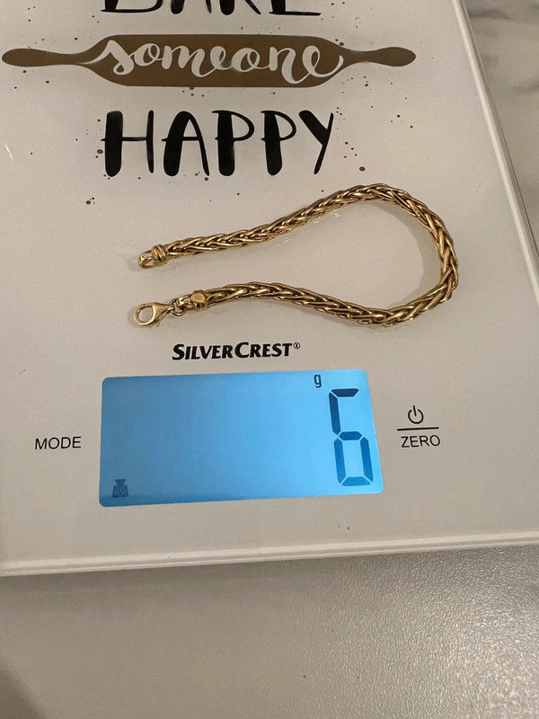 Bracelet en or 18 carats authentique , 6 grammes 200 Bordeaux (33)