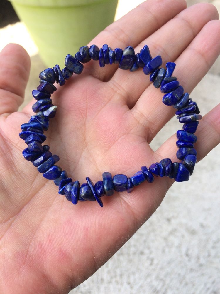 Bracelet chips Lapis Lazuli 12 Argel�s-Gazost (65)
