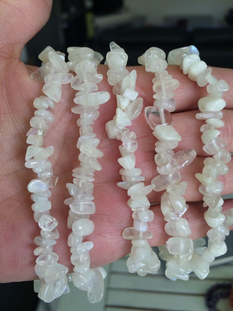 Bracelet chips pierre de Lune 12 Argel�s-Gazost (65)