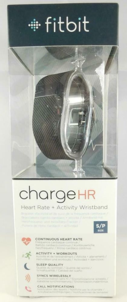 Bracelet connect� Fitbit Charge HR Noir Activity Track taill 20 Serres (05)