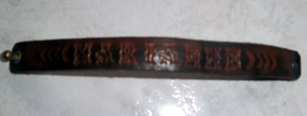 Bracelet cuir pr�nom MARIANNE 4 Colombier-Fontaine (25)