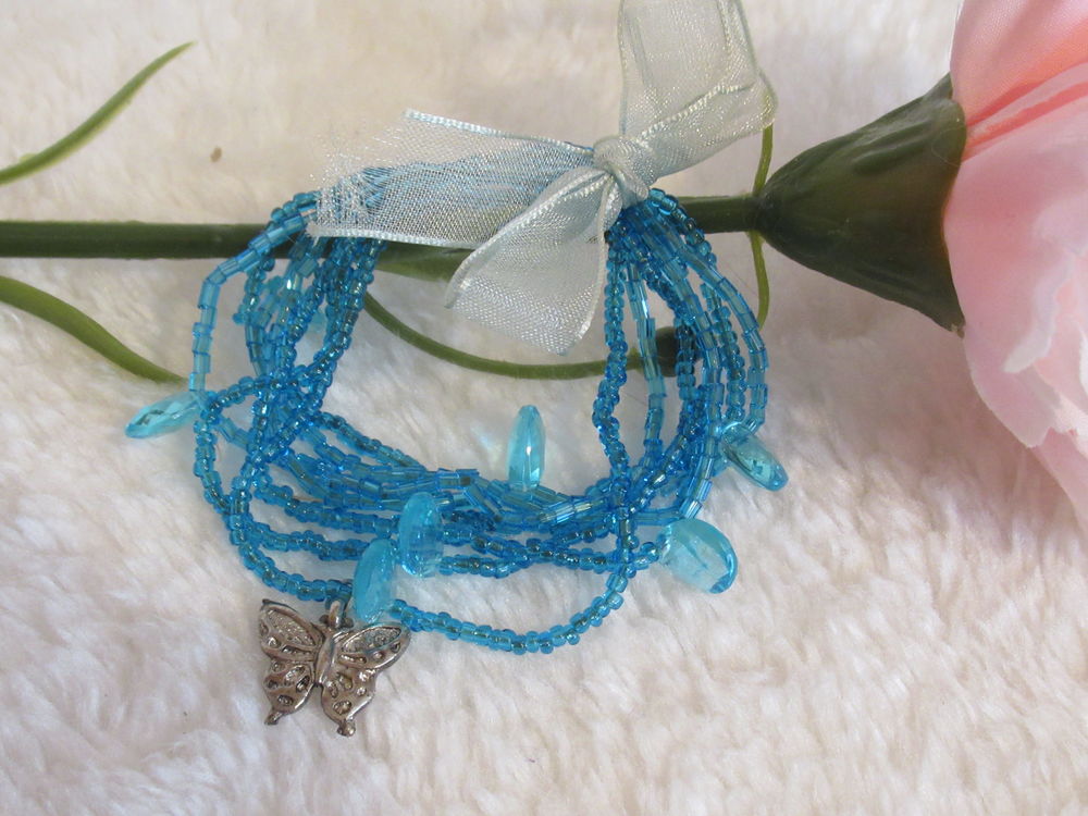 Bracelet fantaisiste �lastique - perles et breloque 2 Livry-Gargan (93)