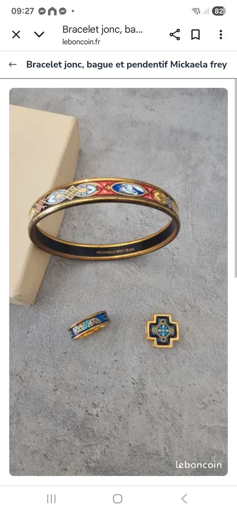 Bracelet Jonc, bague et pendentif Mickaela Frey 300 Perpignan (66)