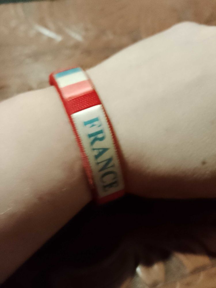 bracelet r�glable bleu/blanc/rouge France vintage ann�es 80. 8 Carqueiranne (83)