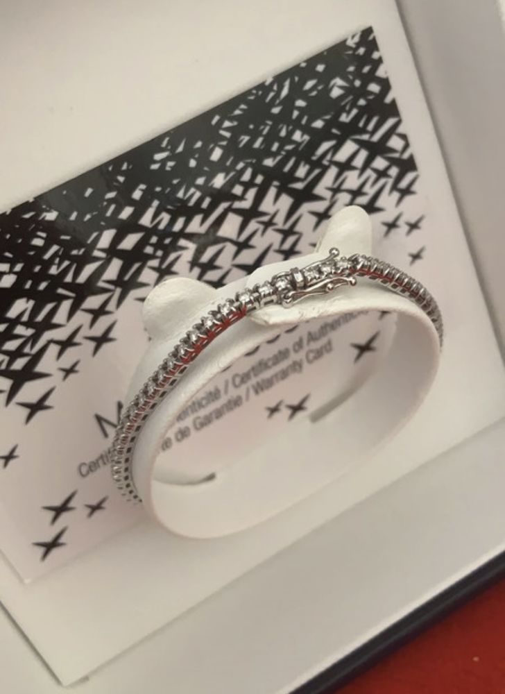 Bracelet rivi�re Mauboussin 1 carat 2500 Cassis (13)