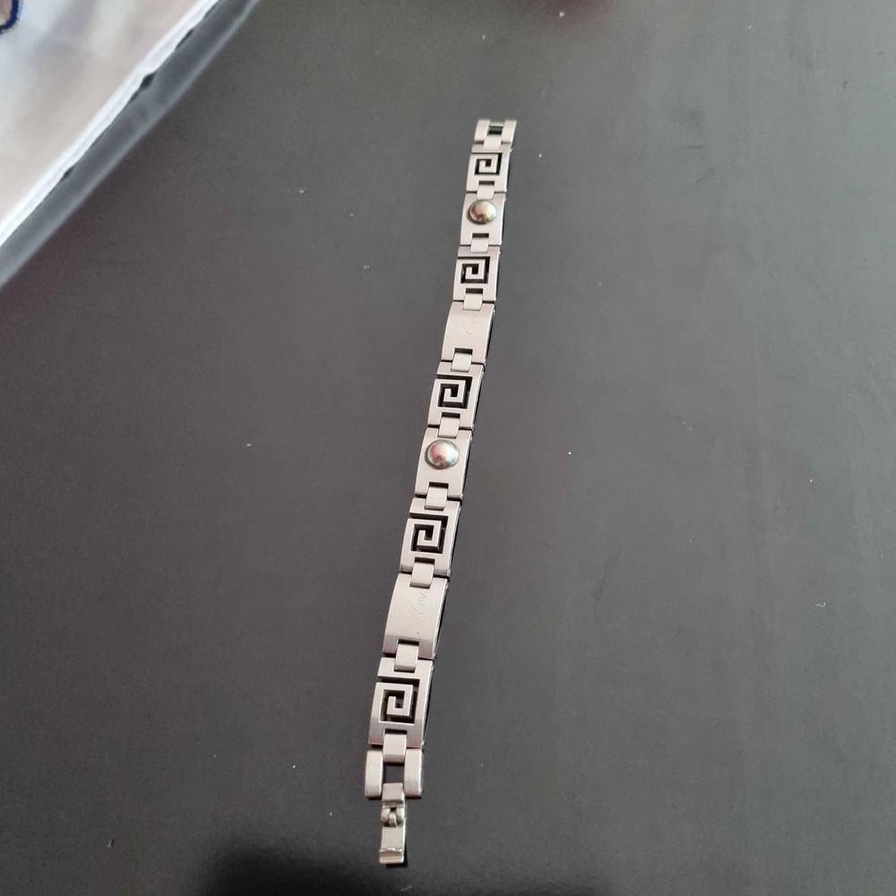 Bracelet tahitien  avec perle de Tahiti en acier 90 Montferrier-sur-Lez (34)